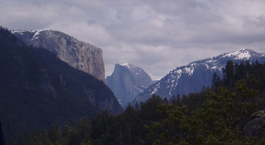 El Cap and Half Dome